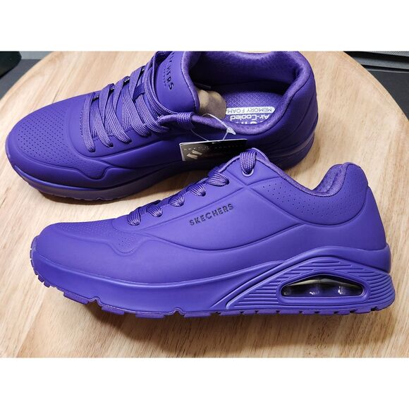 Skechers Street Uno Stand On Air – Purple Memory Foam US 8 EU 41 - Picture 3 of 11